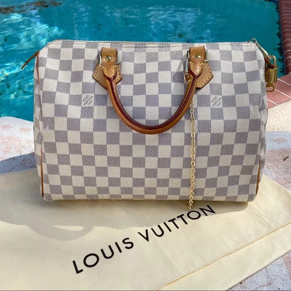 Louis Vuitton Azur Boston Bag w/dust bag - Picture 3 of 14